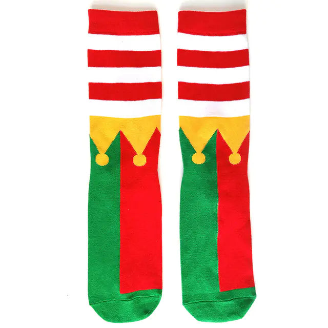 Funny Christmas Tree Men's Socks for New Year