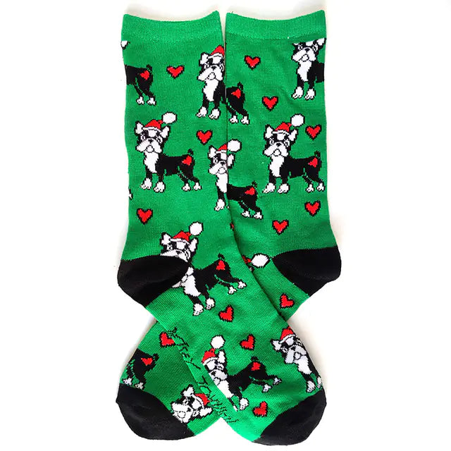 Funny Christmas Tree Men's Socks for New Year