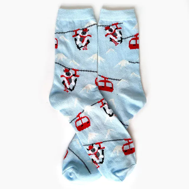 Funny Christmas Tree Men's Socks for New Year